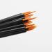 Baluue 100pcs Cosmetics Brush Lip Liner Marker Small Eyeliner Brush Fine Eyeliner Brush Orange - Buy Online on GoSupps.com