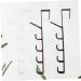 BUGUUYO 3pcs Wall Coat Clothes Rack Over The Door Hanger Five Sections Hanging Door - Buy Online on GoSupps.com