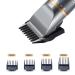 Barber Barber Shop Professional Electric Clipper with Intelligent Battery Display - 185mm Gray | Best International Shipping - Buy Online on GoSupps.com