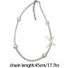 SOUTHJIELING Fashion Bowknot Pearl Crystal Choker Necklace - Clavicle Chain Beaded Solid Color Jewelry - Buy Online on GoSupps.com
