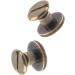 Flat Head Rivets Set - 20 All-Copper Leathercraft Screws & Nuts (5mm) - Essential Tool Accessories for DIY Projects - Buy Online on GoSupps.com