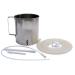 HealthGoodsEU enema set made of high-quality stainless steel with medical silicone tube