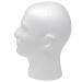 Male Styrofoam Foam Mannequin Wig Head 11 Inch - Pack of 1 | Lightweight and Durable for Displaying Wigs and Hats - Buy Online on GoSupps.com