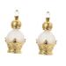 Beaupretty 2 Pcs Perfume Bottle Diffuser Composite Material Liquid Travel 9X4X4CMx2pcs Goldenx2pcs