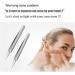 Stainless Steel Precision Tweezer for Ingrown Hair & Blackhead Removal - Buy Online on GoSupps.com