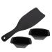 Beavorty 1 Set hair coloring tools balayage paddle hair dyeing bowl and brush hair color board salon hair dye coloring kit hair styling kit Hair Coloring Board to color hair plate abs 30X9.7X0.3CM Black
