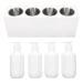 Spa Massage Oil Heater 4 Hole Lotion Heater 9 Speed Temperature Fast Heating Essential Oil Lotion Warmer for Beauty Salon