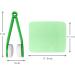 Kuou 6 Pcs Spectacle Glasses Cleaner Brush & 4 Microfiber Cloth Set - Portable Mini Cleaning Clip for Soft Glasses - Random Color - Buy Online on GoSupps.com