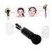 SKISUNO 4 1 Double Ended Makeup Brush Retractable Brush Makeup Retractable Makeup Brush Telescopic Set Size 1 Black