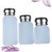 Ipetboom Ipetboom 3-Pack Pump-Filled Nail Polish Remover Bottles for Liquid Storage Bottles for Travel and Home Toiletries Detachable Design for Easy Refilling