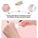 EXCEART Silicone Heel Sticker Blister Tape Protector for Surgery and Trauma Scars - Scar Section Protection - Buy Online on GoSupps.com
