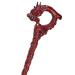 Canes Dragon Head Wooden Carved Walking Stick Solid Wood Traditional Style Handcrafted Canes Lightweight and Strong Cane_36inch (Cane) Star of Light