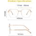 Shop Kevgnro Ultra-Light Anti-Blue Light Reading Glasses for Women & Men - Fashionable Multifocal Frames in Purple - Best for Eye Comfort - Buy Online on GoSupps.com