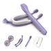 Dsense Soft Contact Lenses Remover Tool Case Contact Lens Case with Flexible Tweezers and Soft Scoop for Contacts Lens New User and Long Nails