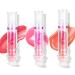 3 Colors Lifter Gloss Spicy Lip Plumping Booster Lip Glossy Lipstick Hydrating Volumizes High-Shine Fuller Mirror Lip Glaze Plump &Pout Lip Plumper for Women Girls Set #04 05 06