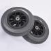 Wheelchair Front Wheel 2Pcs Front Wheel Disabled Wheelchair Solid Spare Tire 8Inch Replacement Wheels for Walker Power Wheelchair Accessory - Buy Online on GoSupps.com