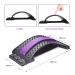 Back Massager Magic Stretcher - Pain Relief & Relaxation Equipment | Backhide & See Massager for Lumbar Support - Black/Purple - Buy Online on GoSupps.com