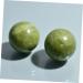 Lurrose Handball Massage Trainer - Marble Green Baoding Balls for Stress Relief & Fitness Grip | Chakra Crystal Wellness Equipment - Buy Online on GoSupps.com