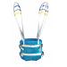 Toileting Sling Patient Lift Sling Simple Sit-up Lifter Sling Personal Care Net Bag Suitable for The Care of The Elderly and The Disabled Blue Medium