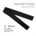Lace Melting Band for Wig Edges - 2 Pack Black Elastic Bands for Seamless Edge Laying - Buy Online on GoSupps.com