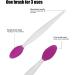Buy Double-Sided Silicone Nose Cleaning Tool - Blackhead Remover Brush for Home & Salon | Perfect Lip Scrub for Women (Purple - Buy Online on GoSupps.com