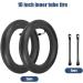 Buy MIIKUU 2x 10 Inch Stroller Hoses with Angle Valve 45 - Seamless Black Tire Hose Set with Tire Sticks | International Shipping Available - Buy Online on GoSupps.com