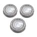 YSBRYD 3pcs replacement blades for HQ4 HQ58 HQ56 HQ80