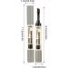 Waterproof Brow Gel Eyebrow Mascara Tinted Brow Cream With Brush - Natural Sweatproof Double Head Liquid Eyebrow Makeup Highly Tinted Eyebrow Mascara Tinted Brow Cream Black - Buy Online on GoSupps.com