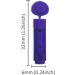 Diabetic One Step Lancing Device + 30G Twist Top Safety Lancets - Pain-Free Blood Sampling Pen with 5 Depth Settings - Buy Online on GoSupps.com