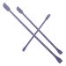 Healeved 3pcs Small Tip Scraper Skincare Tiny Spatula Mini Spatula Silicone Bottle Scraper Violet