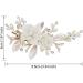 Bride Hair Clip Wedding Hair Clip Flower Wedding Hair Piece for Bride Hair Comb Barrette Bridal Hair Accessories Gold - Buy Online on GoSupps.com