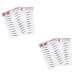 DOITOOL Card Spray Bottle 4 Pcs 3d Eyebrow Stickers Makeup Practice Face Eyebrow Hair Eyebrow Tool Template Women's Make up ze001x2pcs Blackx2pcs