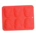 Alipis Christmas Baking Molds Silicone Molds Biscuits Dessert Bakeware Santa Claus Cake Mold Fudge Set