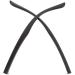 Lurrose glasses arm legs 1 pair of glasses arm legs metal glasses substitute.