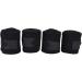 Horse Wraps 4 PCS Soft Adhesive Horse Leg Wraps Breathable Bandage with Sticky Tape for Livestock Cow Horse Black or Red - Buy Online on GoSupps.com