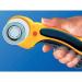 OLFA 45mm Ergonomic Rotary Cutter (RTY-2/DX) with Blade Cover - Ideal for Quilting, Sewing, and Crafts - Buy Online on GoSupps.com