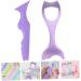 WOONEKY Ladies Suits 2pcs Heated Lash Curler Mascara Drawing Aid Tool Make up Stencils Eyeliner Aid Blindfold Heating - Buy Online on GoSupps.com