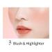 ZEESEA Kitty Blush & Highlighter Duo - Pink 02, 0.28 OZ | Shimmery or Matte Finish - Buy Online on GoSupps.com