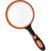 Reading Magnifying Glass | Anti-Slip Handle Magnifying Glasses for Work | Magnifying Glass for Kids Kids Magnifying Glass High-Definition for Elderly Reading Orange1 - Buy Online on GoSupps.com