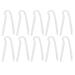 10pcs Hearing Aid Tubes R Type Soft Flexible BTE Earmold Hearing Aid Tube Preformed Hearing Aid Tubing Ear Mould Hearing Aid Tube Replacement (3.6 * 2.0mm) 3.6*2.0mm