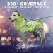 Buy Tfeng Waterproof Dog Raincoat with Removable Hoodie - Adjustable Outdoor Jacket for Dogs - 10 Sizes Available (Green 63cm Back Length) - Buy Online on GoSupps.com
