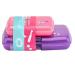 Caboodles Care Pack and Lil Bit Set | Mini Cosmetic Storage for Purse With Snap-Tight Latch, Hot Pink & Purple