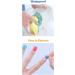 QLOLIS Premium Full Wraps Nail Art Gel Polish 20 Strips Stickers Decals DIY Nails Design Manicure Kit With 1 Nail File (Silver) - Buy Online on GoSupps.com