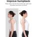 DFHBFG Back Shoulder Brace - Adjustable Posture Corrector Belt for Men & Women | Spine Support in Gray - Buy Online on GoSupps.com
