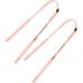 Pack of 2 Stainless Steel U-Shaped Tongue Scrapers - Rose Gold Oral Hygiene Tools - Buy Online on GoSupps.com