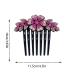 KuuGuu 6 PCS Women Flower Hair Comb Pins Rhinestone Slide Clips - Bride Wedding Headdress Hair Accessories (Pattern_2) - Buy Online on GoSupps.com