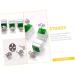 minkissy 4pcs Foot Bearings Hole Design Bearing Easy Installation Grinding Bearing Small Bearing Pedicure Tools Pro Tools Nail Tool Metal Stainless Steel Remover 6.6x3cmx4pcs - Buy Online on GoSupps.com