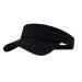 ANDICEQY Sport Sun Visor Hats Adjustable Empty Top Baseball Cap Cotton Ball Caps for Women and Men Dark Black