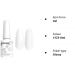 Vishine 8ml Gelpolish Manicure Salon UV LED Soak Off Gel Nail Polish Varnish Color French White #1323 1323-8ml - Buy Online on GoSupps.com