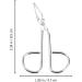 Happyyami Stainless Steel Eyebrow tweezer Eyebrow Tweezers Eyebrow with Comb Eyebrow Stencil kit Nail Stainless Steel Scissor Handle Tweezers face Miss Grabber Hair Removal - Buy Online on GoSupps.com